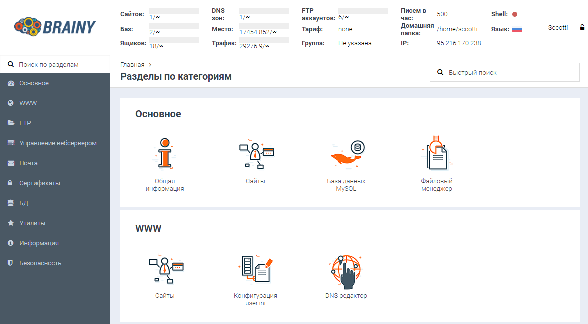 ������ ���������� Brainy